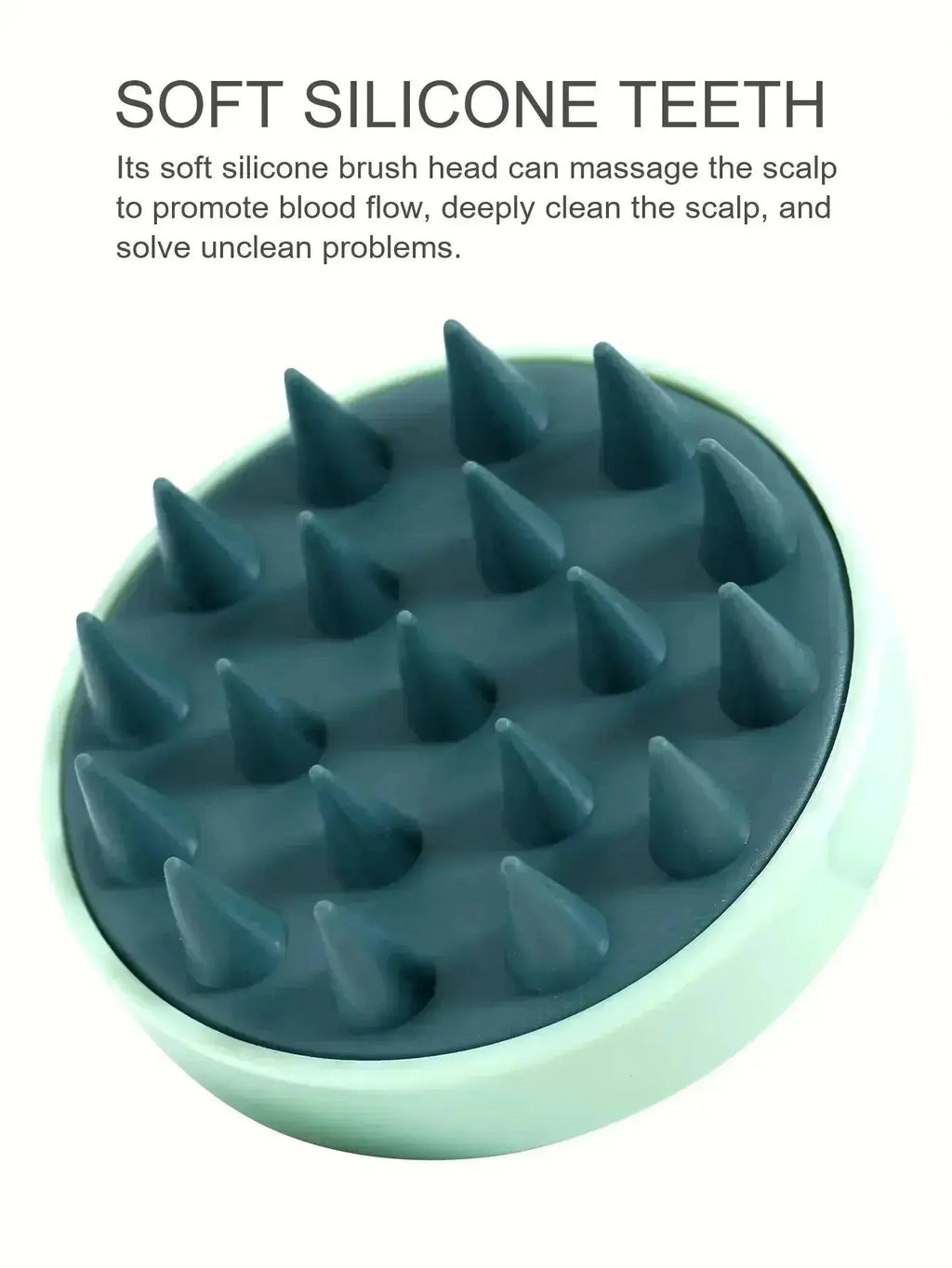 Silicone Scalp Massager & Shampoo Brush - BEAUXUS