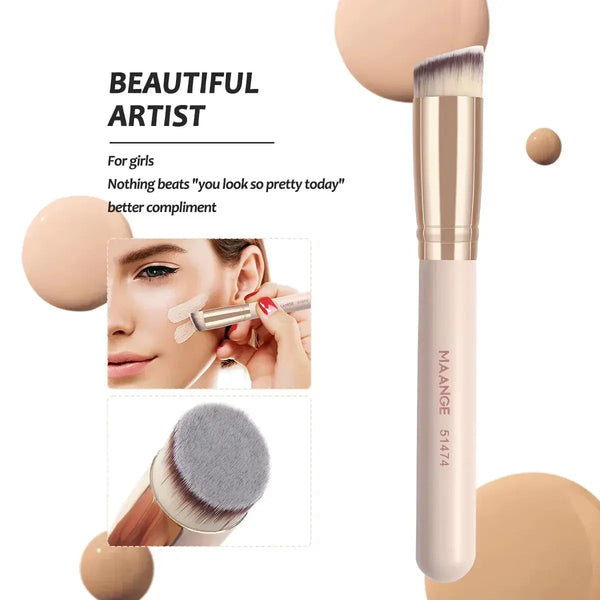 7-Piece Professional Makeup Brush Set - BEAUXUS