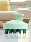 Silicone Scalp Massager & Shampoo Brush - BEAUXUS