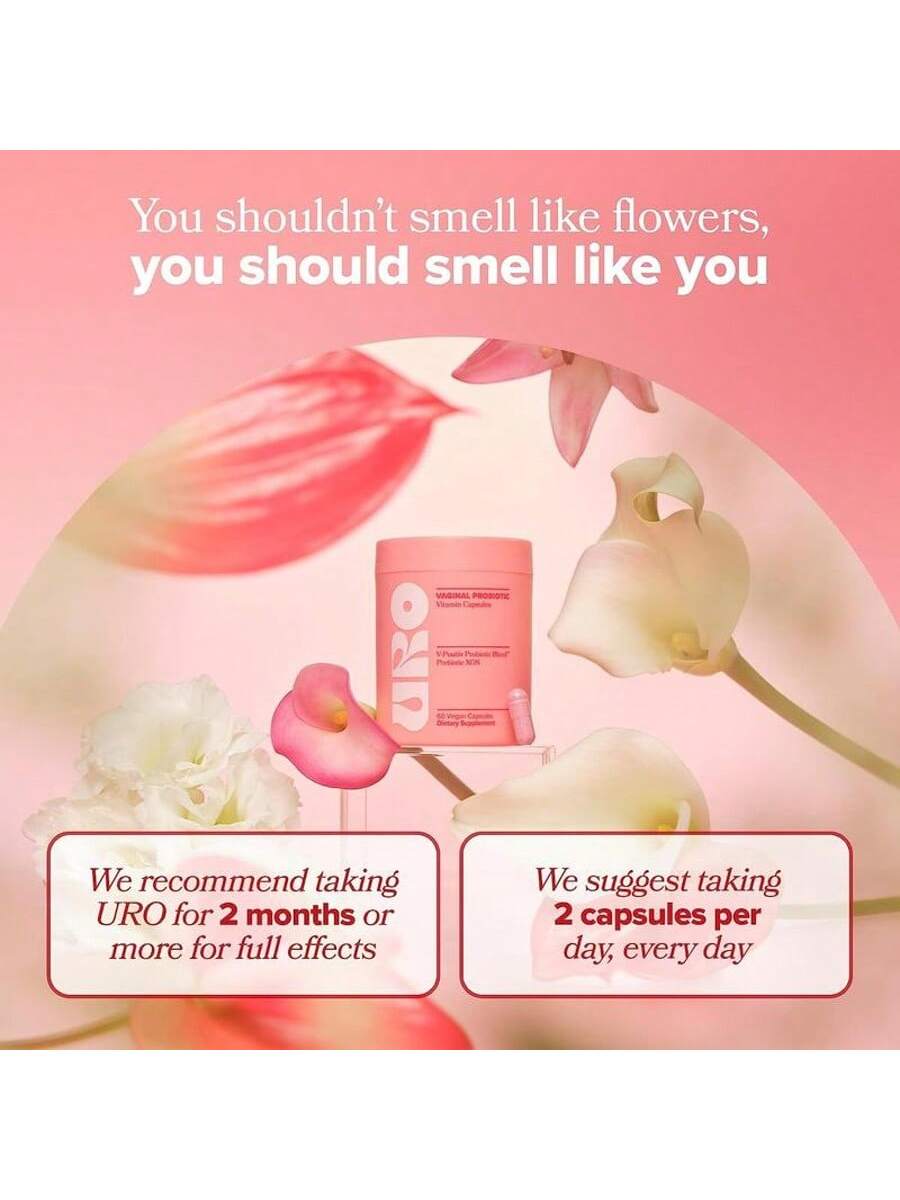 URO Probiotics for Women PH Balance Women'S Private Intimate Health Supplement, Vaginal Flora, Prebiotics, Lactobacillus Blend