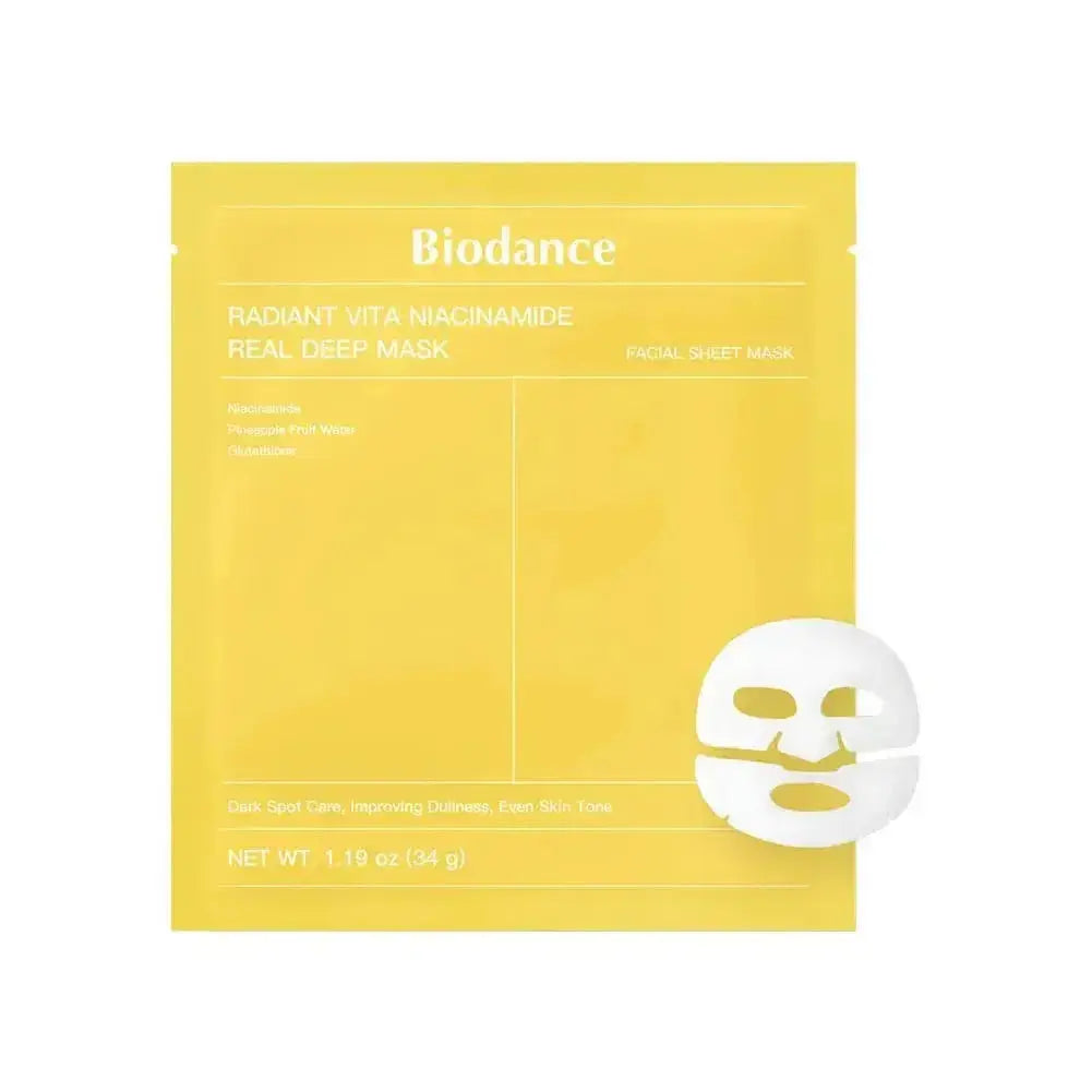 Korean Biodance Skin Care Kit - Collagen Gel Toner Pads, Bio-Collagen Real Deep Mask, Nourishing, Moisturizing, Calming, Tighten - BEAUXUS