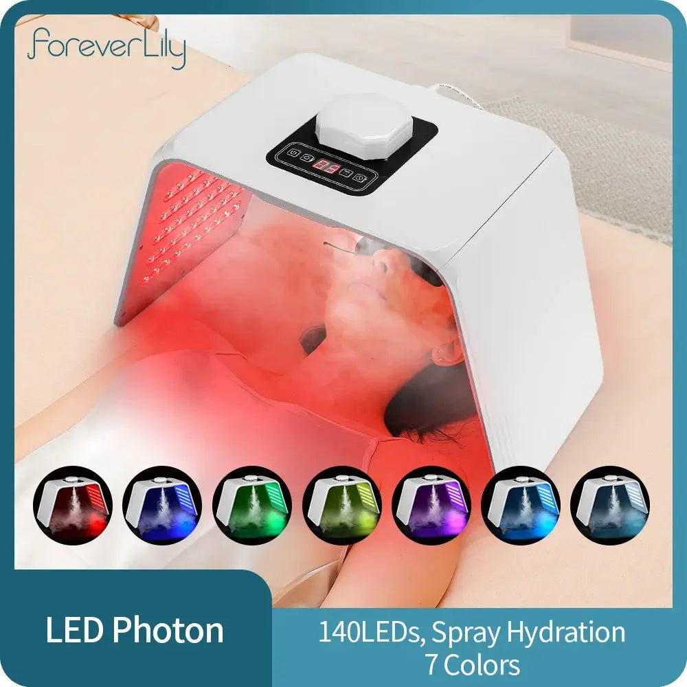 7 Colors LED Photon Machine Skin Moisturizing Nano Spray LED Face&Body SPA Skin Care Beauty Mask