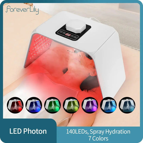 7 Colors LED Photon Machine Skin Moisturizing Nano Spray LED Face&Body SPA Skin Care Beauty Mask