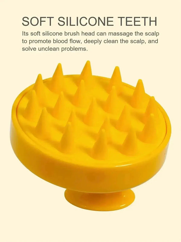 Silicone Scalp Massager & Shampoo Brush - BEAUXUS