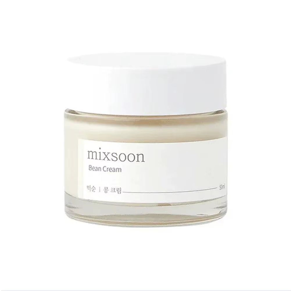 Korean Mixsoon Bean Cream Essence Sunscreen Centella Facial Cleaner Moisturizing Soothing Enhance Skin Elasticity Oil Control