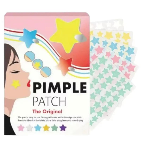 Multi-Color Star Acne Patches - 40ct Fun & Effective Pimple Patches BEAUXUS