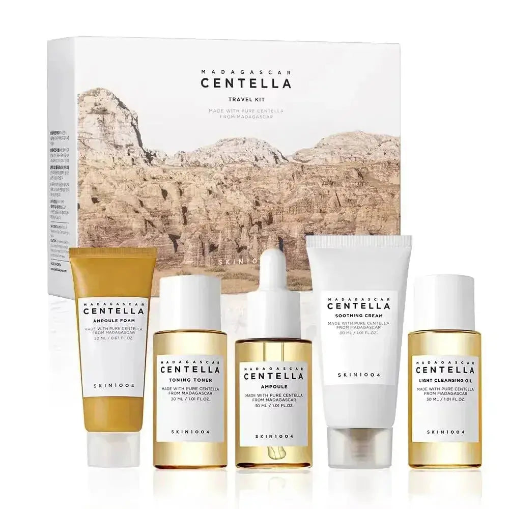 SKIN1004 Madagascar Centella Travel Kit (5-Piece Mini Set) - BEAUXUS