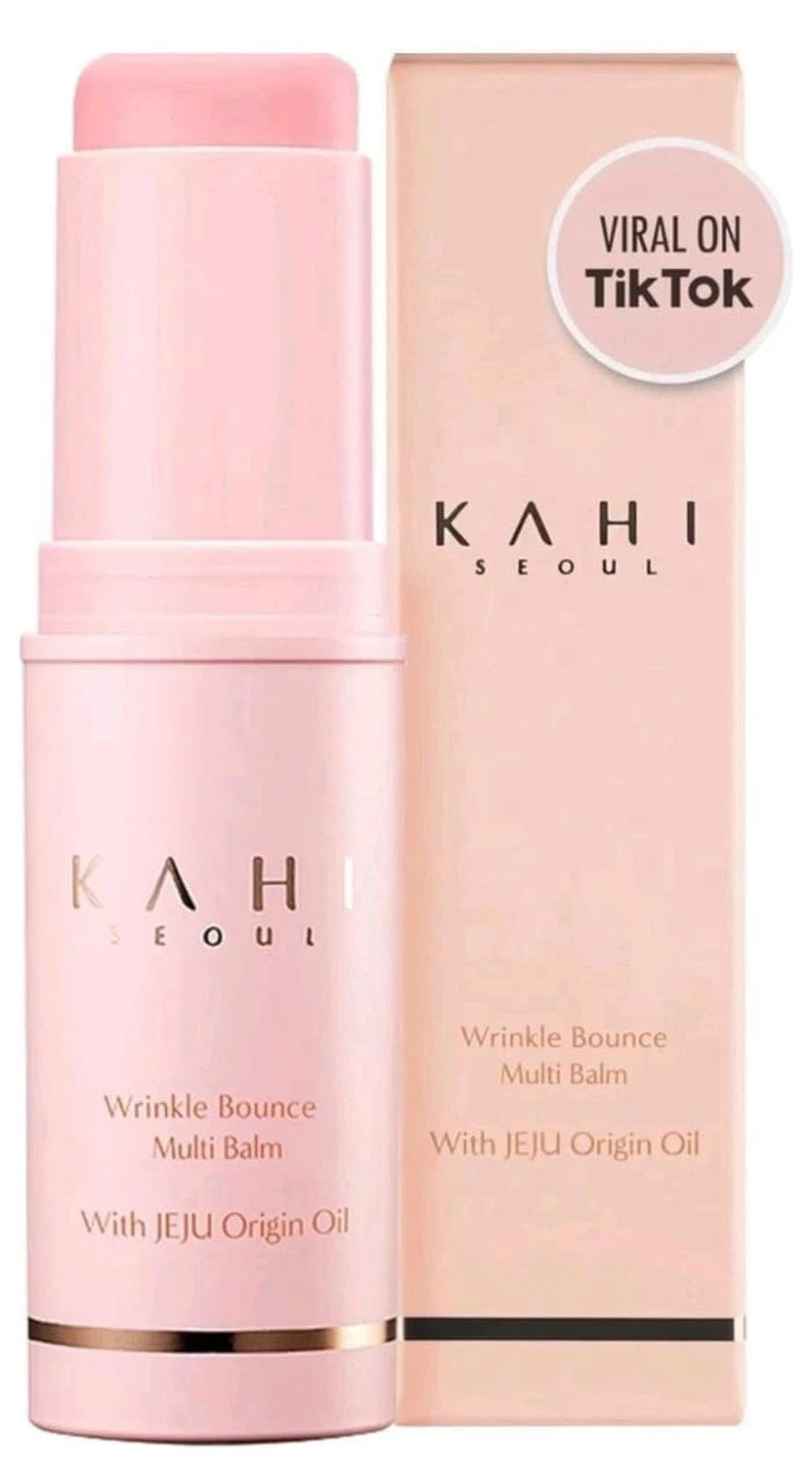New KAHI Wrinkle Bounce Multi Balm 9G: Instant Wrinkle Care, Facial Serum Stick