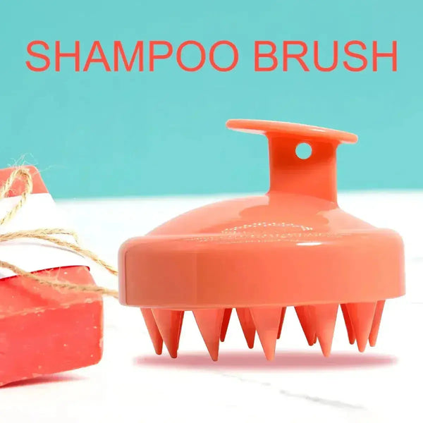 Silicone Scalp Massager & Shampoo Brush - BEAUXUS