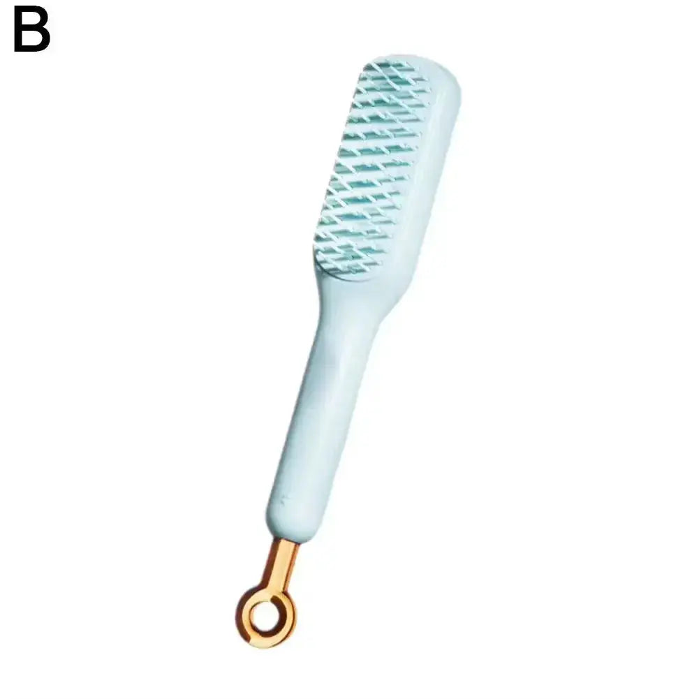 One-Click Self-Cleaning Hair Brush - BEAUXUS