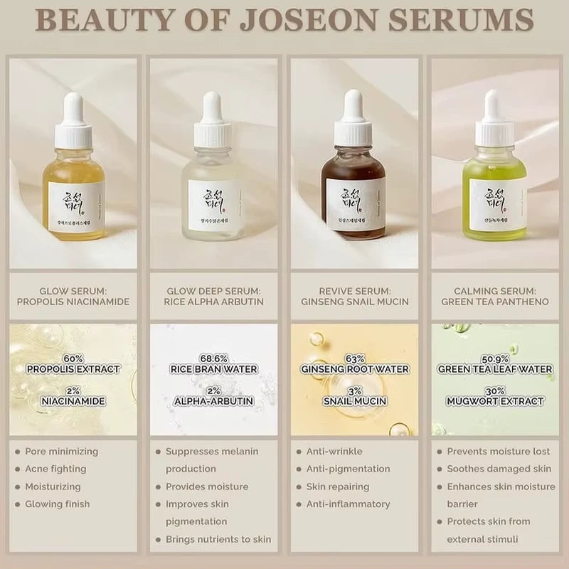 Beauty of Joseon Serums - Revive, Glow & Deep Hydration BEAUXUS