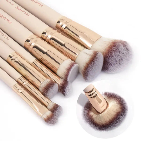 7-Piece Professional Makeup Brush Set - BEAUXUS