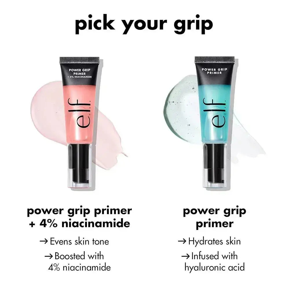 Primer Gel Based Hydrating Face Brightening Hyaluronic Acid Power Grip Moisturizing Long-Lasting Wear Brighten Contour Makeup - BEAUXUS