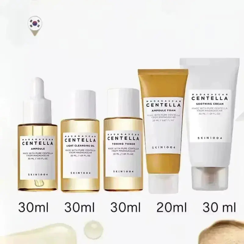 SKIN1004 Madagascar Centella Travel Kit (5-Piece Mini Set) - BEAUXUS