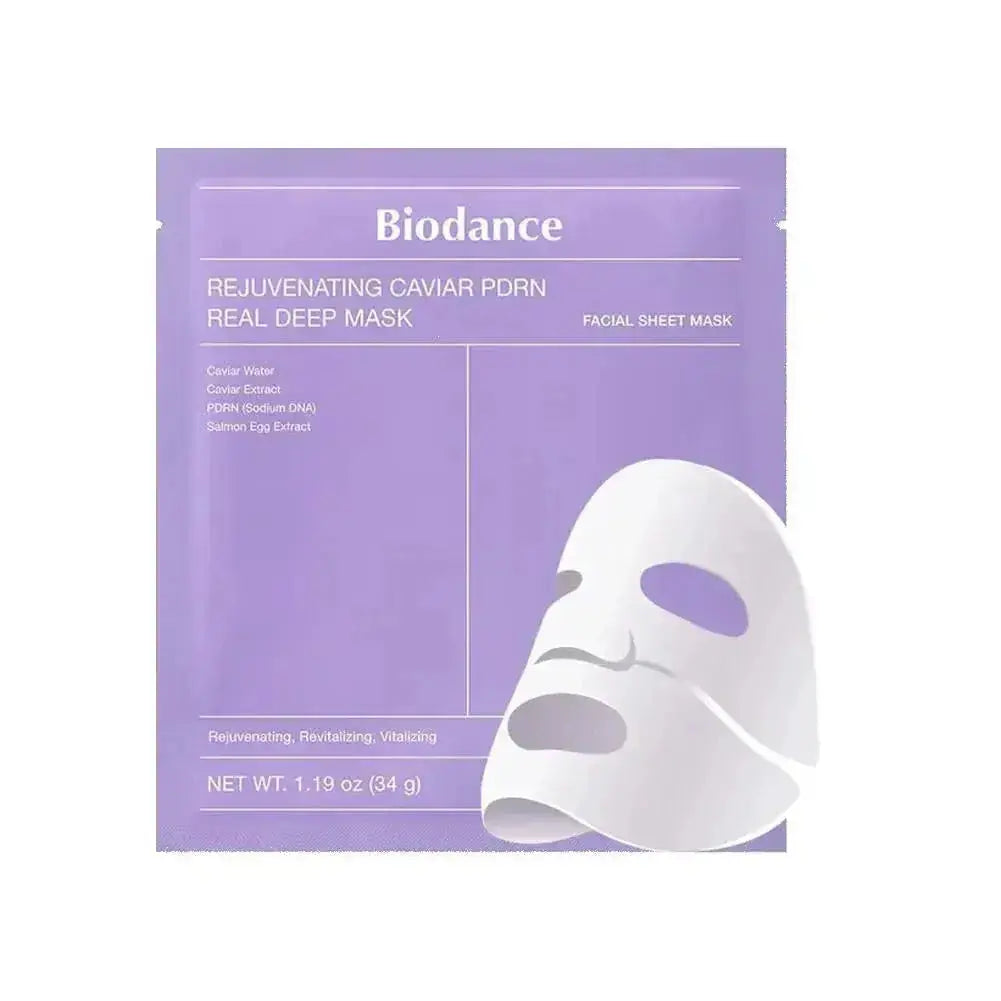 Korean Biodance Skin Care Kit - Collagen Gel Toner Pads, Bio-Collagen Real Deep Mask, Nourishing, Moisturizing, Calming, Tighten - BEAUXUS