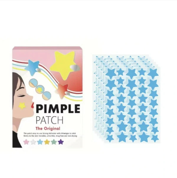 Multi-Color Star Acne Patches - 40ct Fun & Effective Pimple Patches BEAUXUS