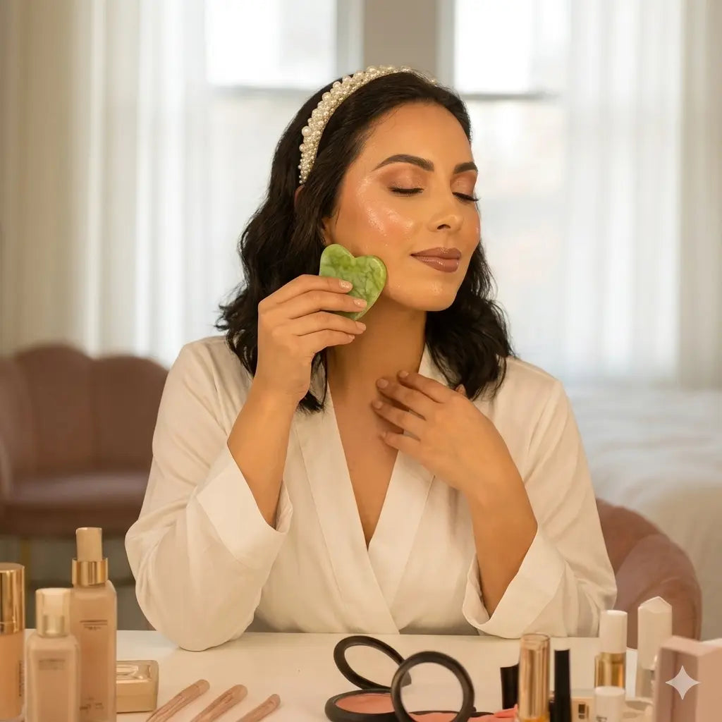 A woman using a ga sha