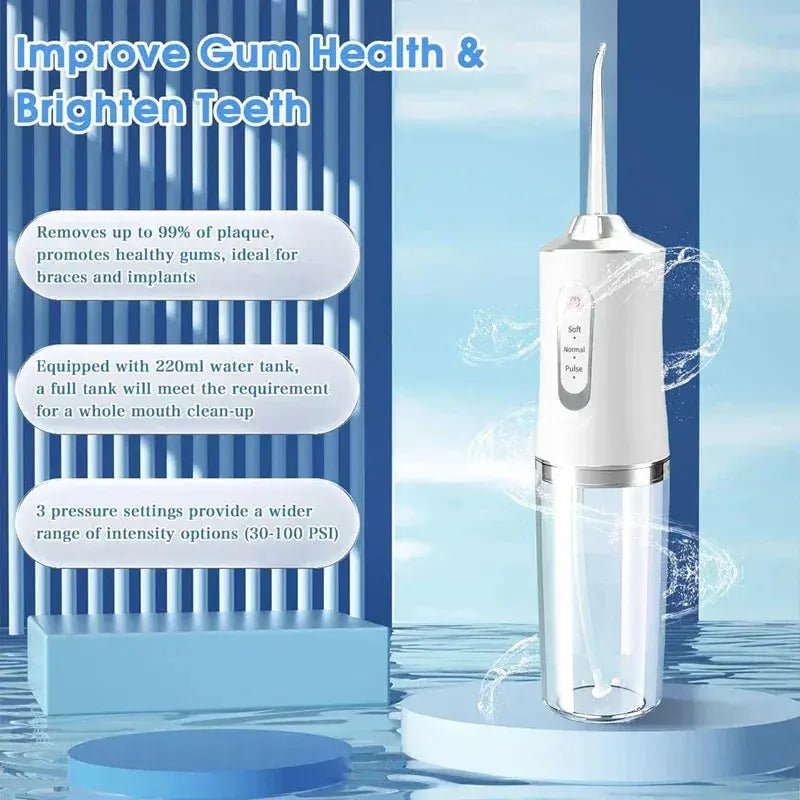 Portable Cordless Water Flosser - BEAUXUS