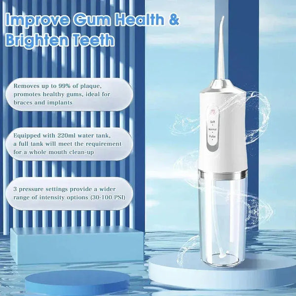 Portable Cordless Water Flosser - BEAUXUS