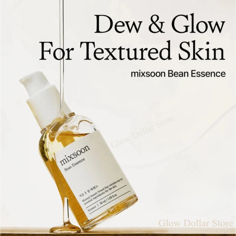 Mixsoon Bean Essence Exfoliating Facial Serum Hyaluronic Acid Hydrating, Moisturizing and Antioxidant Essence Korean Skin Care