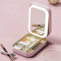 LED Mirror Makeup Storage Box - BEAUXUS