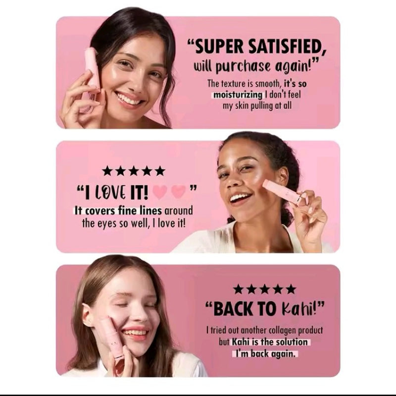 New KAHI Wrinkle Bounce Multi Balm 9G: Instant Wrinkle Care, Facial Serum Stick