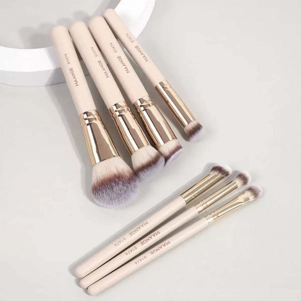 7-Piece Professional Makeup Brush Set - BEAUXUS