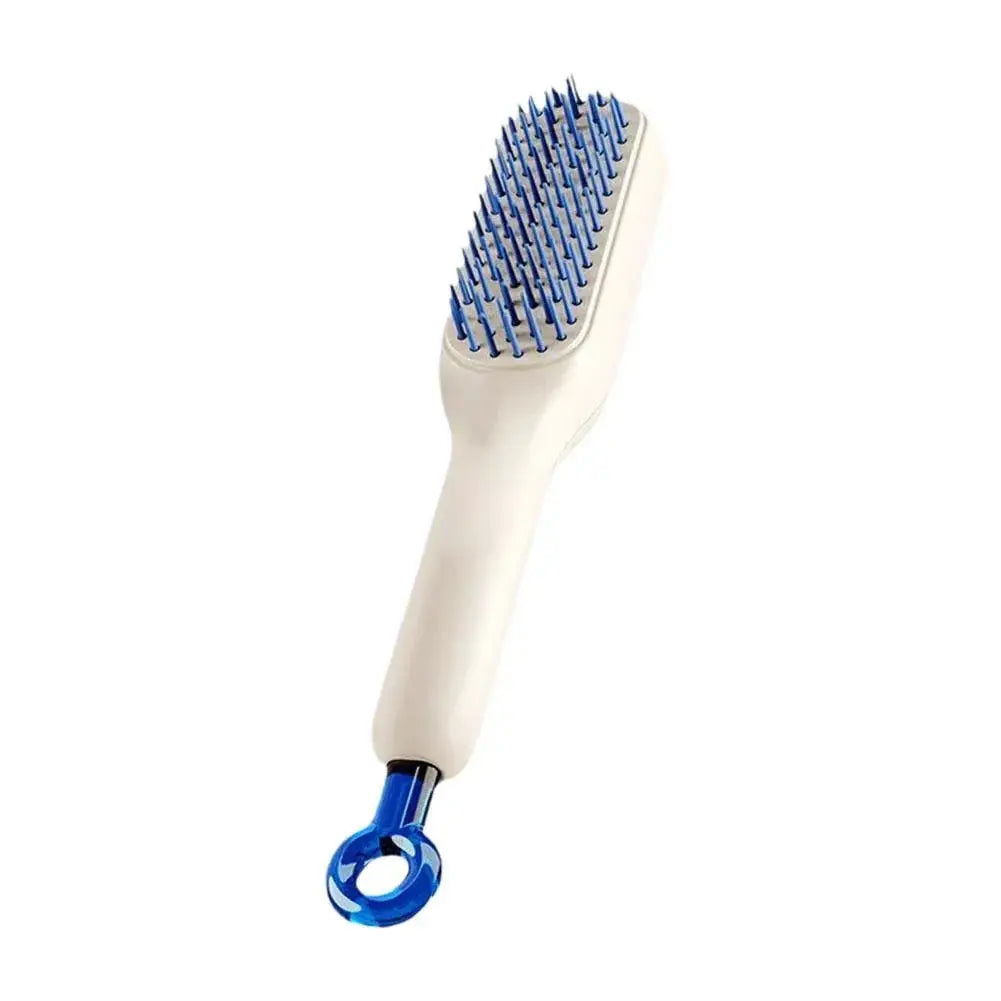 One-Click Self-Cleaning Hair Brush - BEAUXUS