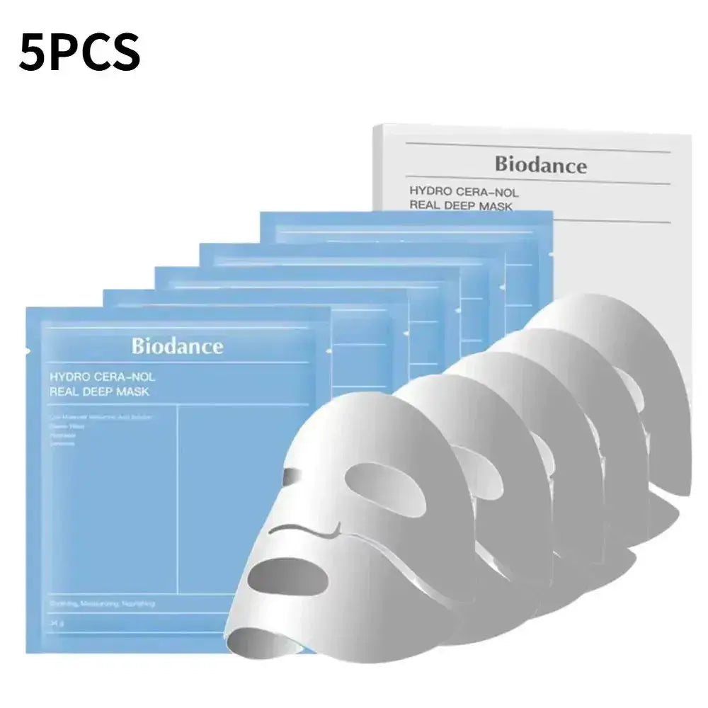 Korean Biodance Skin Care Kit - Collagen Gel Toner Pads, Bio-Collagen Real Deep Mask, Nourishing, Moisturizing, Calming, Tighten - BEAUXUS