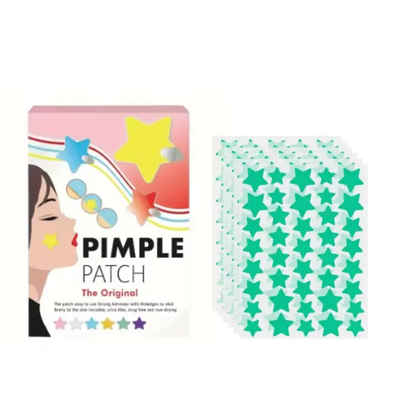Multi-Color Star Acne Patches - 40ct Fun & Effective Pimple Patches BEAUXUS