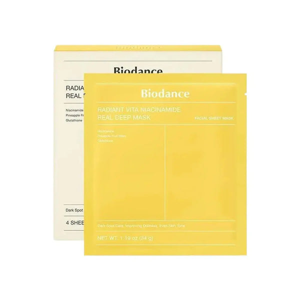 Korean Biodance Skin Care Kit - Collagen Gel Toner Pads, Bio-Collagen Real Deep Mask, Nourishing, Moisturizing, Calming, Tighten - BEAUXUS