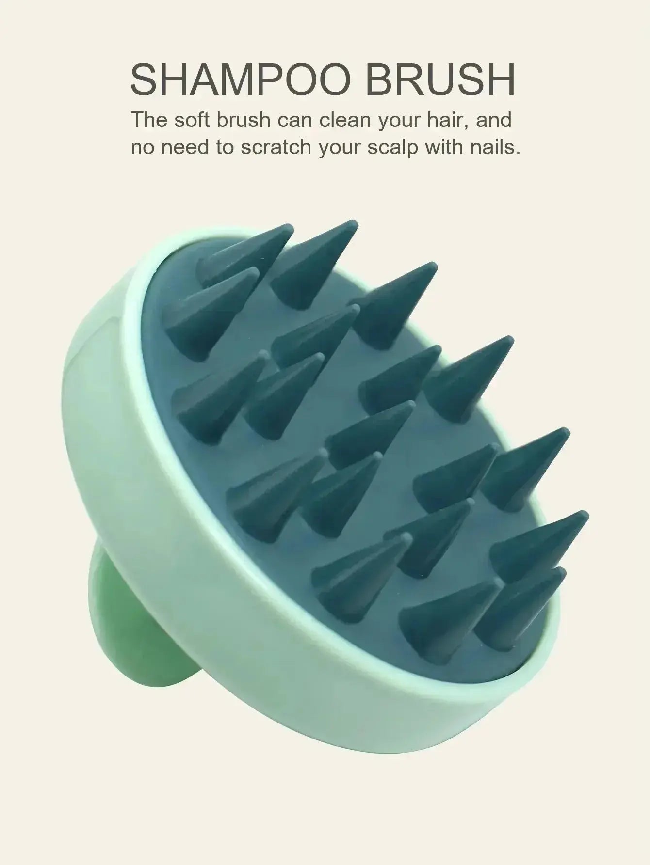 Silicone Scalp Massager & Shampoo Brush - BEAUXUS
