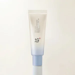Tubo del protector solar coreano Beauty of Joseon Relief Sun Aqua Fresh SPF50+